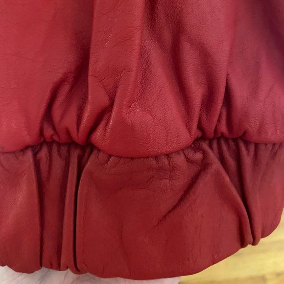 Fingerhut Fashions red leather men’s jacket size large - Picture 16 of 16